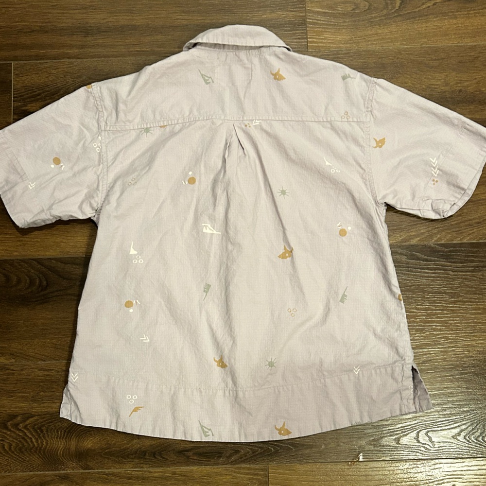 REI Cooperative Trailsmith Camp Shirt Women MEDIUM Lilac High Noon Print - Picture 3 of 5
